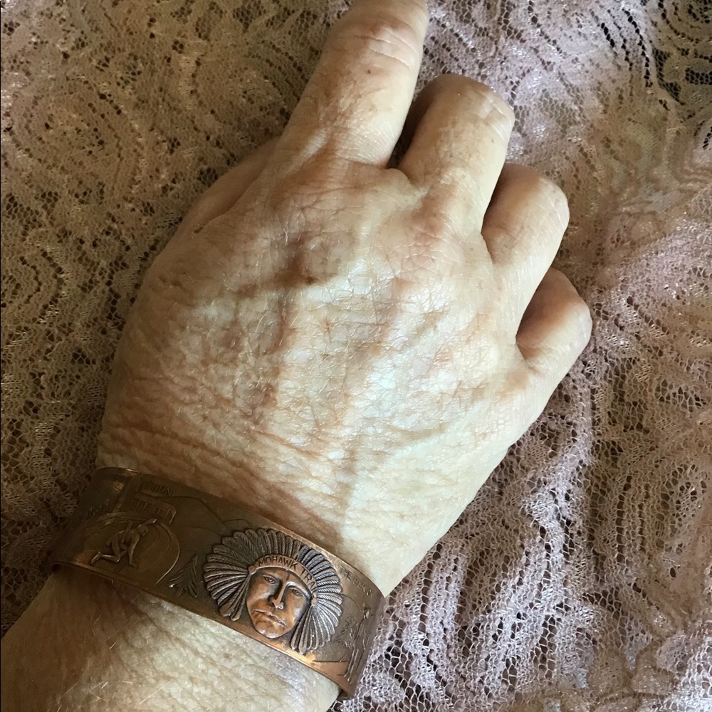 Copper native Indian bracelet